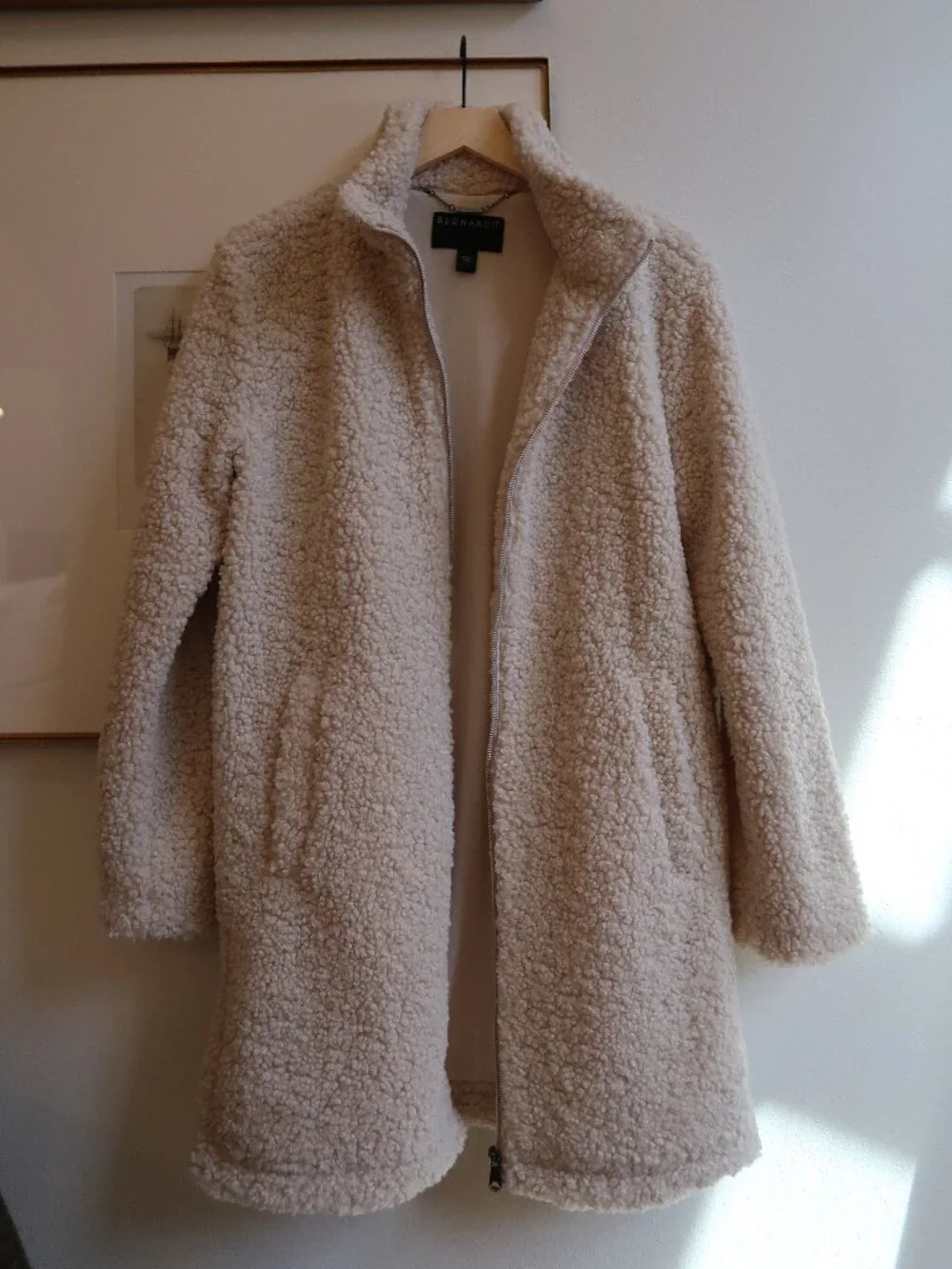 Bernardo Faux Shearling Teddy Coat - Picture 1 of 4